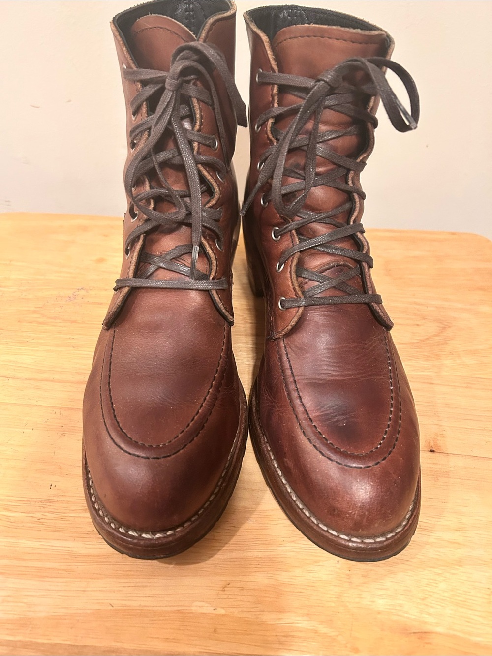 Red Wing Clara 3406 Heeled Boot in Amber Harness Leather Women’s Boots Size 10B - Picture 5 of 11